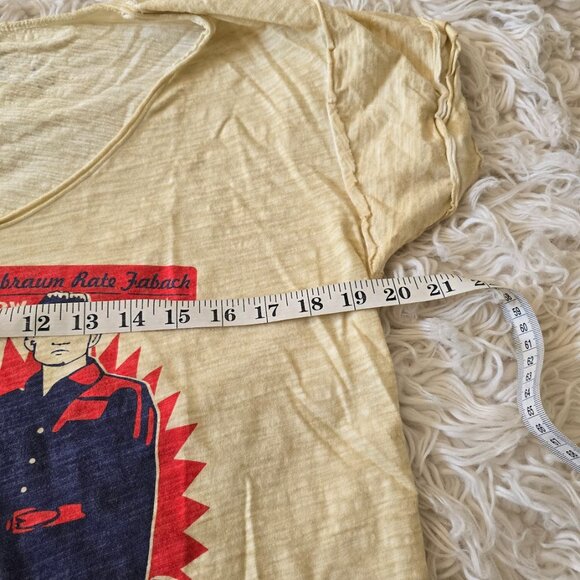 Jaded Gypsy Johnny Cash Tea Stained Distressed Tee - Picture 5 of 6